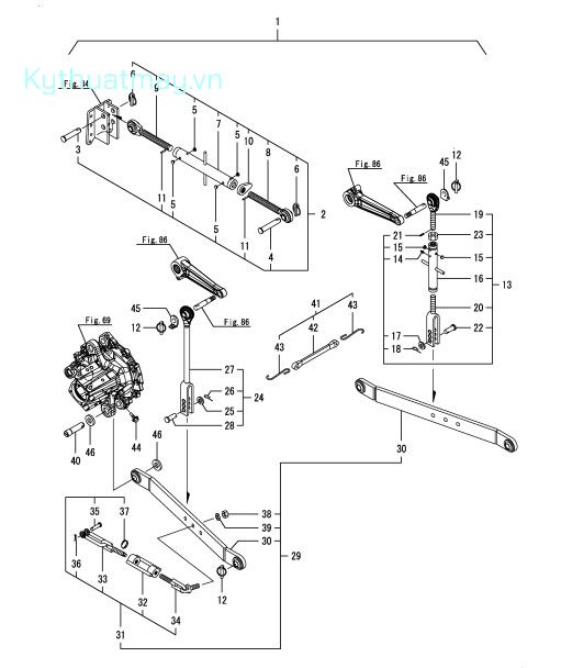 Móc nối 3 điểm 